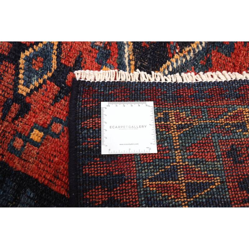 ECARPETGALLERY Hand-knotted Melis Vintage Red Wool Rug - 4'3 x 6'8