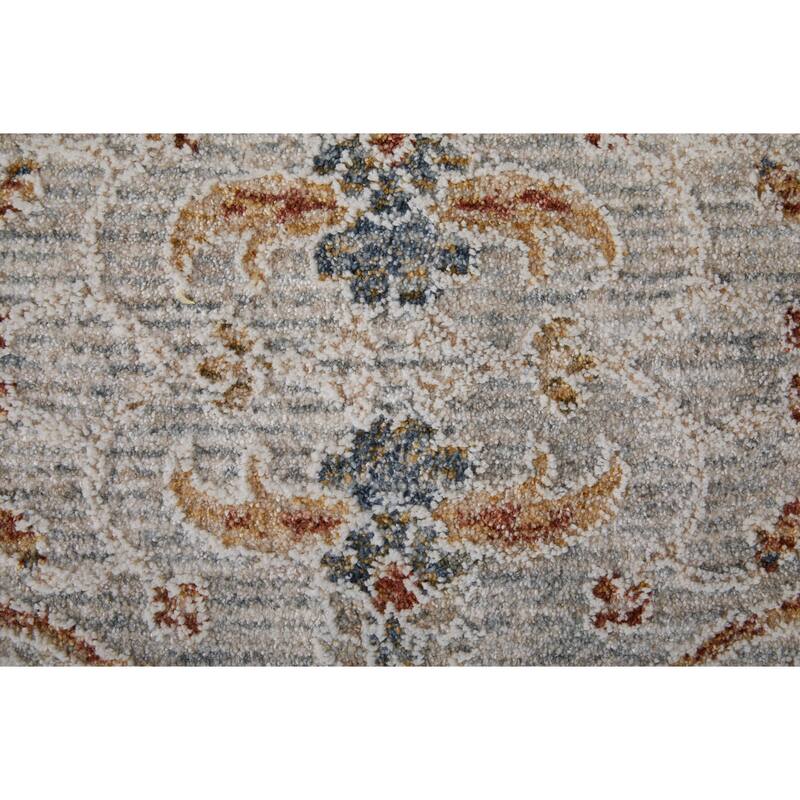 Grand Bazaar Hyannis Machine Made Ikat Transitional Area Rug