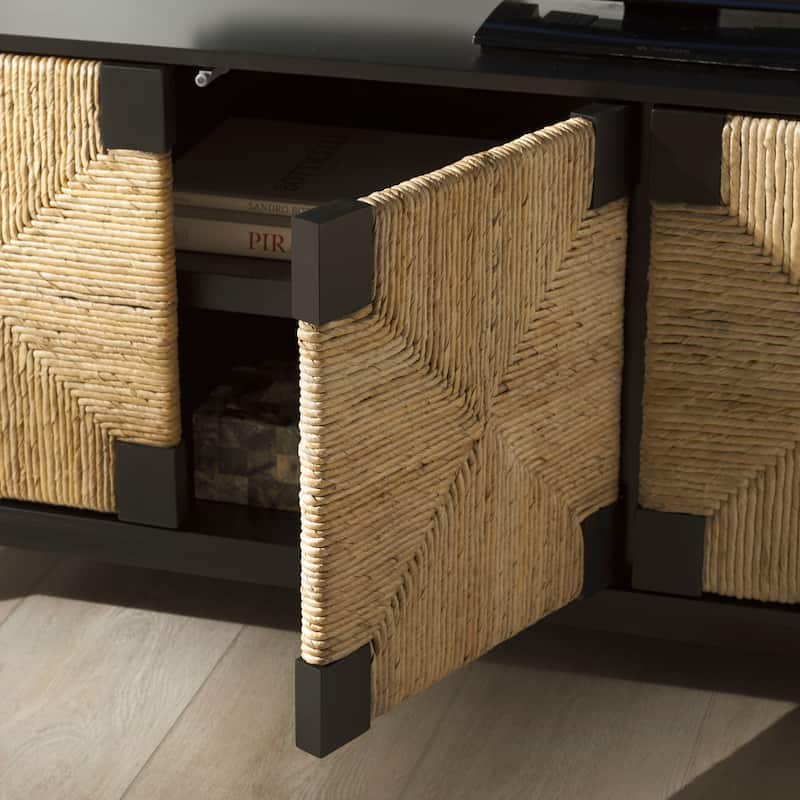 SAFAVIEH Couture Roseanne Banana Stem Entertainment Media Stand - 65"W x 18"D x 24"H