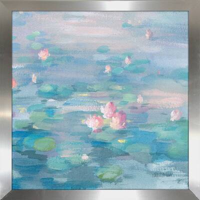 "Sunrise Waterlilies Crop" by Danhui Nai Print on Acrylic.