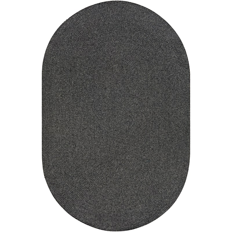 Livabliss Sharrah Indoor/ Outdoor Solid Braided Area Rug
