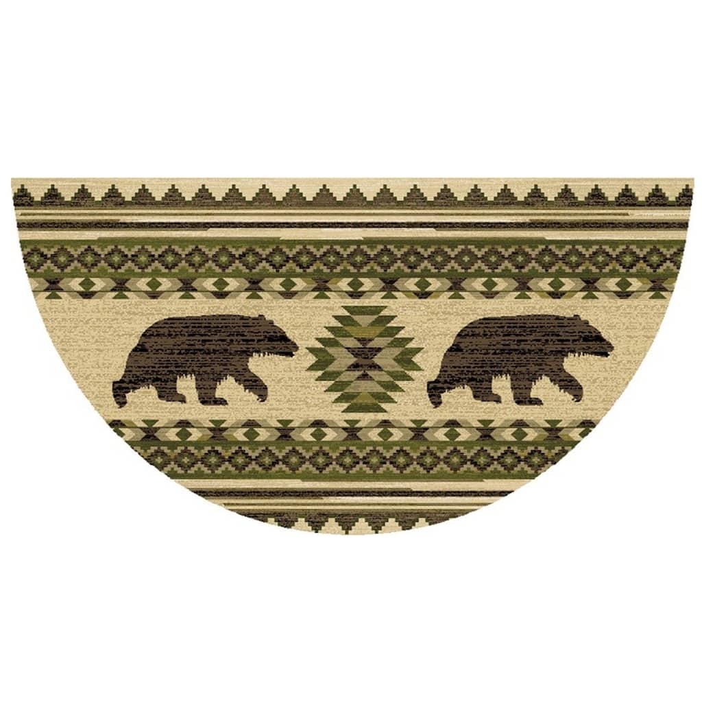 Cozy Cabin Bear Brothers Accent Rug