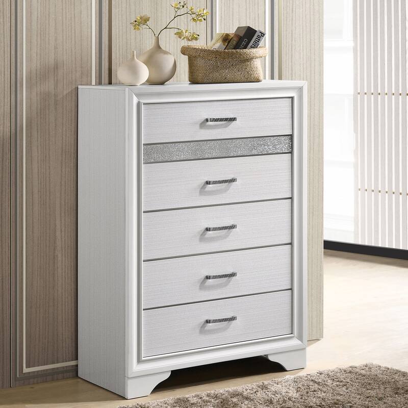 Annie 6-drawer Bedroom Chest - White
