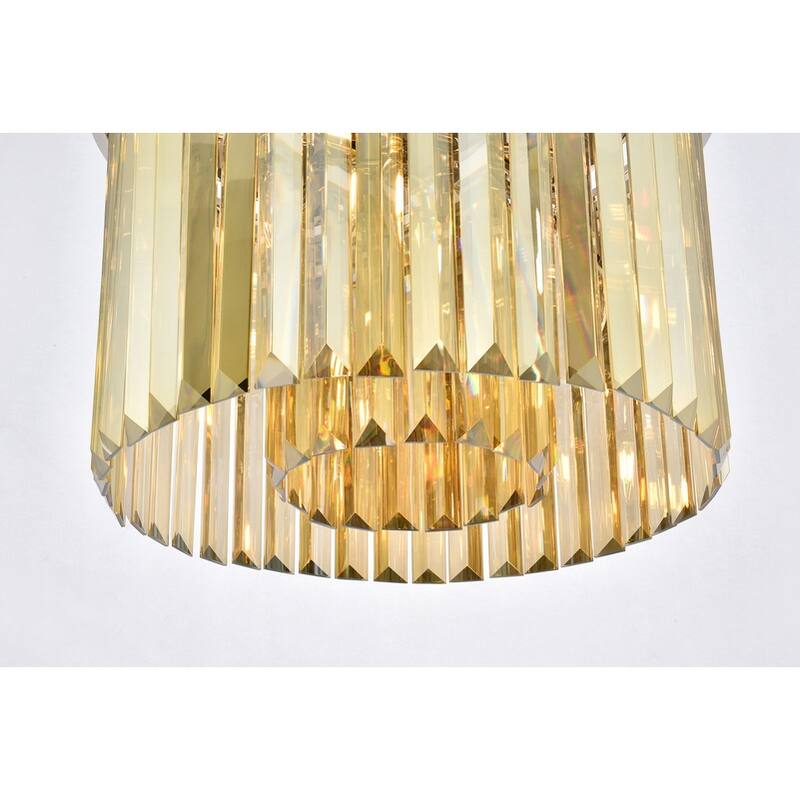 Royce Edge 6-Light Polished Nickel Flush Mount