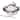 Sturgeon Porcelain Caviar Serving Dish with Lid and Spoon - 4.92 x 4.33"
