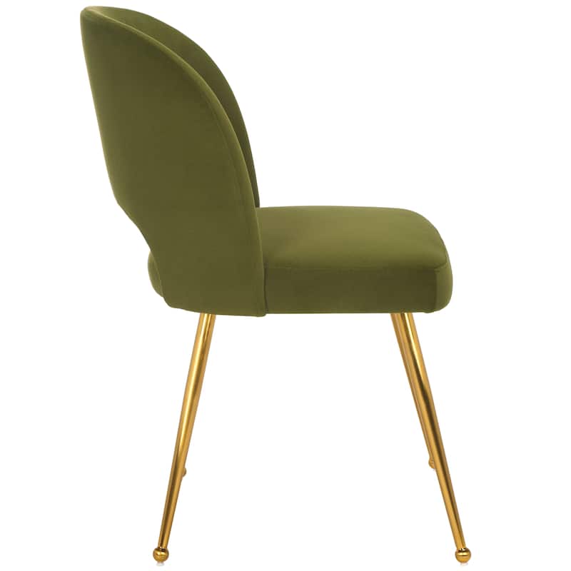 SAFAVIEH Lu Dining Chair - 19.3 In. W x 21.3 In. D x 33 In. H - 19Wx21Dx33H