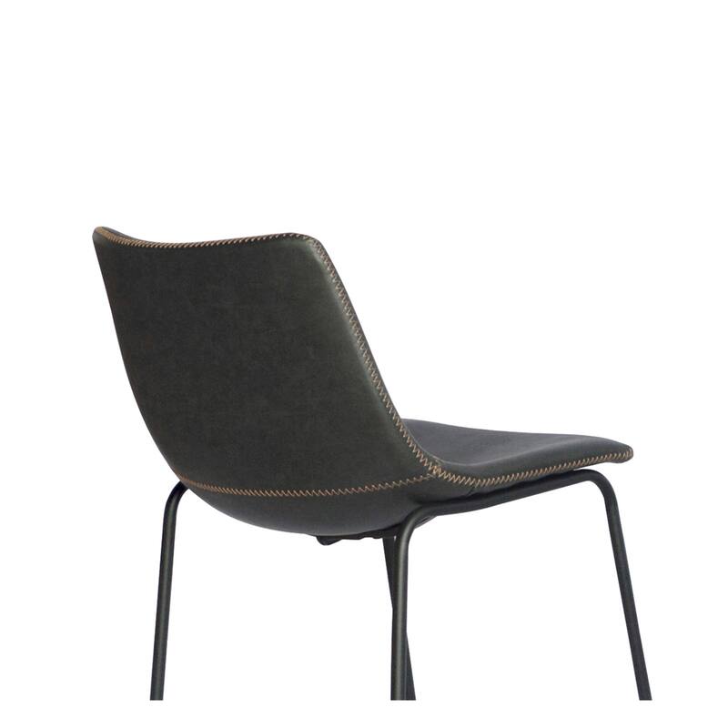 Best Quality Furniture 24-inch Faux Leather Counter Height Chairs