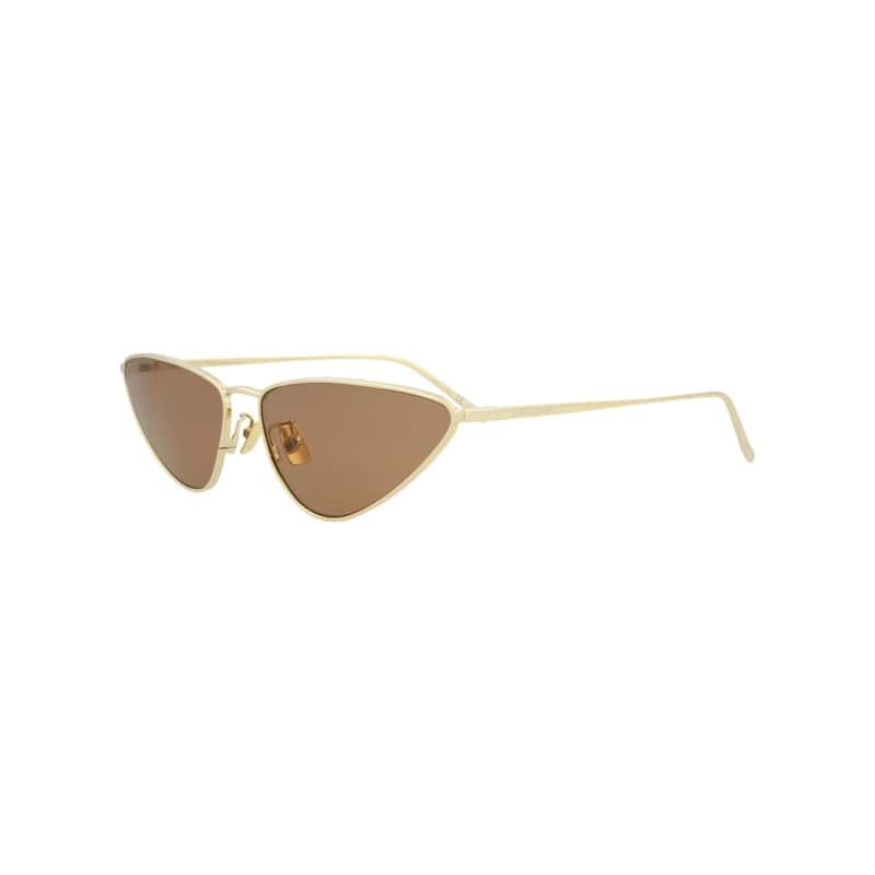 Saint Laurent Cat Eye-Frame Metal Sunglasses