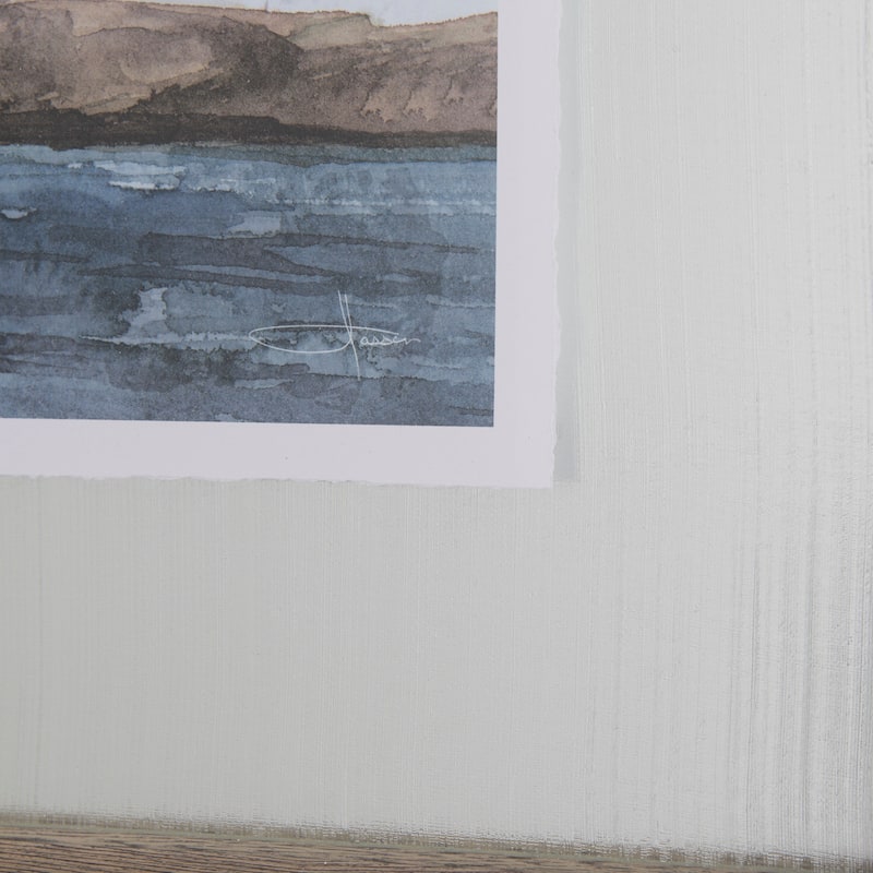 Icelandic Seascape Framed Art Print