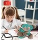 preview thumbnail 6 of 4, DolliBu Lying Cute Moose Doctor Plush with Cute Scrub Uniform and Cap - 8 inches