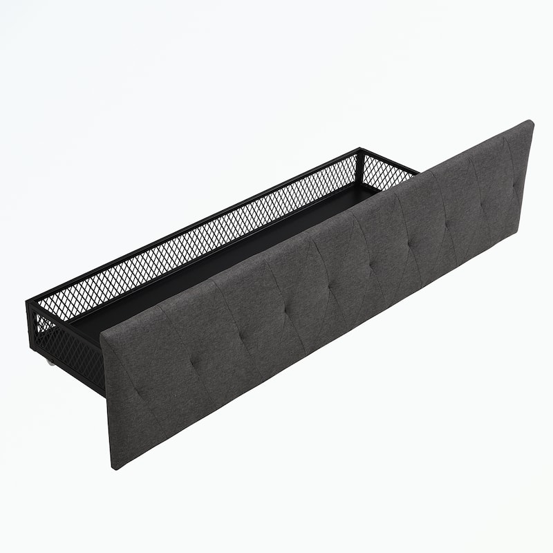 Full Size Canopy Platform bed with two Drawers