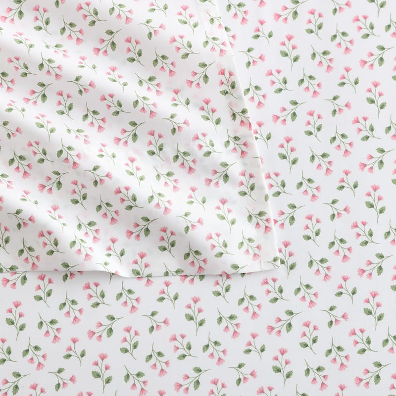 Martha Stewart Printed Cotton Percale Sheet Set