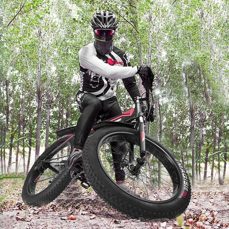 Cycling Fat Tire Mens Mountain Bike/ 17 Inch / Medium High Tensile Aluminum Frame