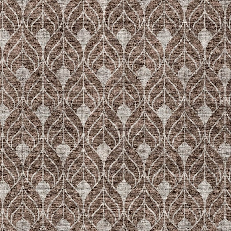 HomeRoots Geometric Transitional Rectangle Outdoor Rug