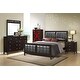 preview thumbnail 4 of 2, Contemporary Styling Rosa Queen/King Bedroom Set Queen - 4 Piece