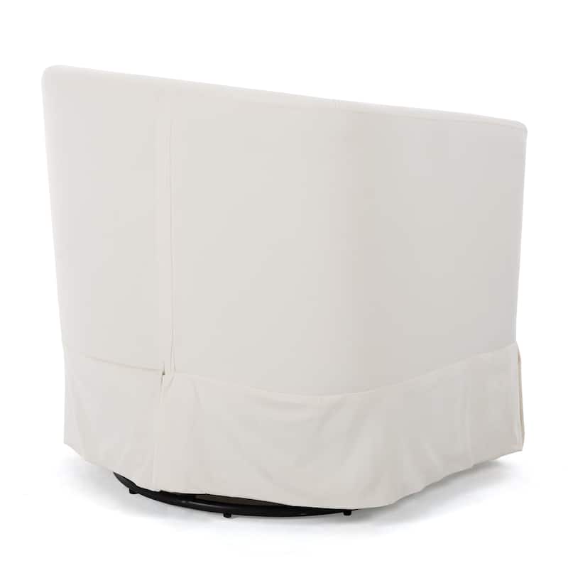 360º Rotating Upholstered Swivel Chair - 26.38 x 27.36 x 29.33
