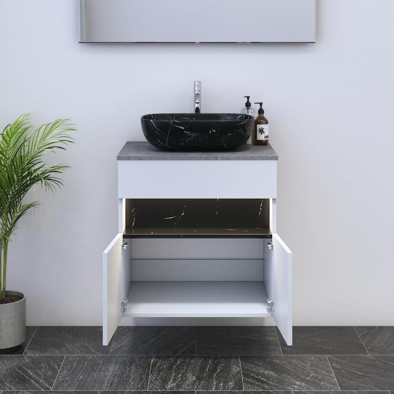 Laguna 2D 60 Floating Bathroom Vanity (24" Width)
