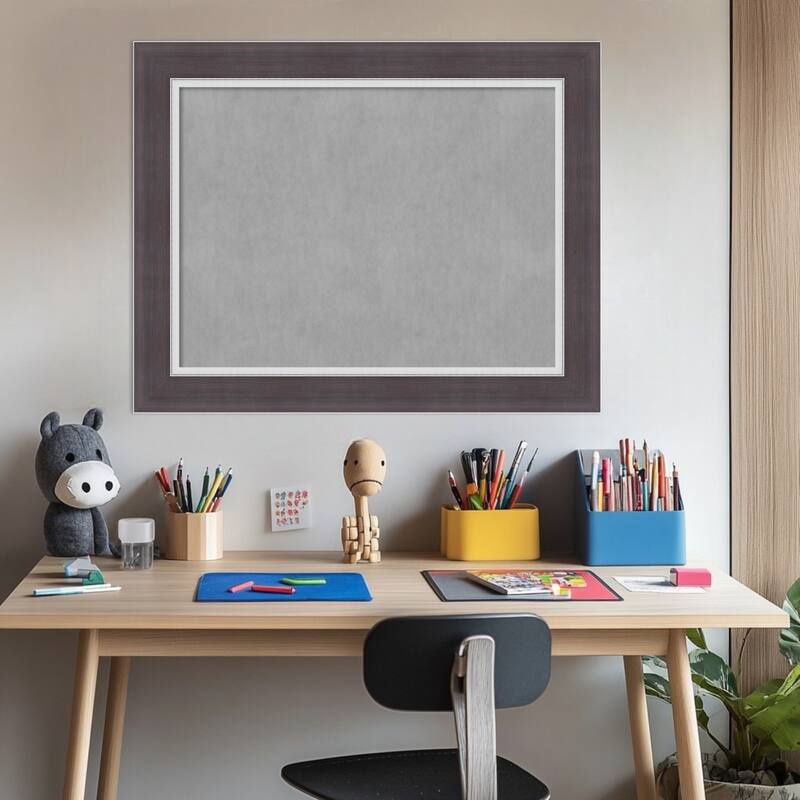 Amanti Art Ellie Brown Silver Framed