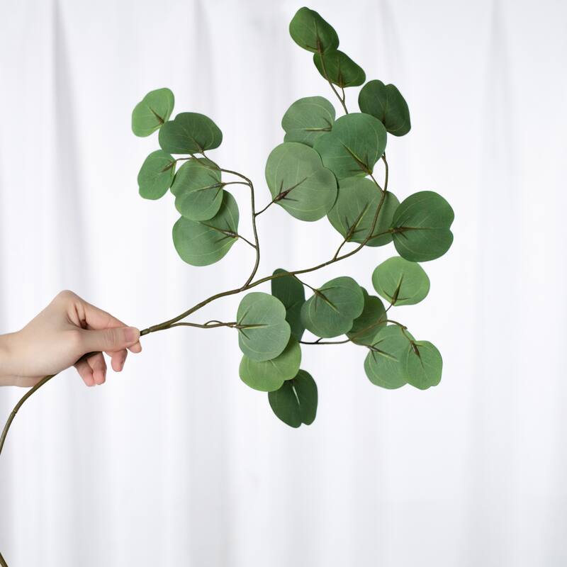 Green Artificial Eucalyptus Branch (1 Stem)