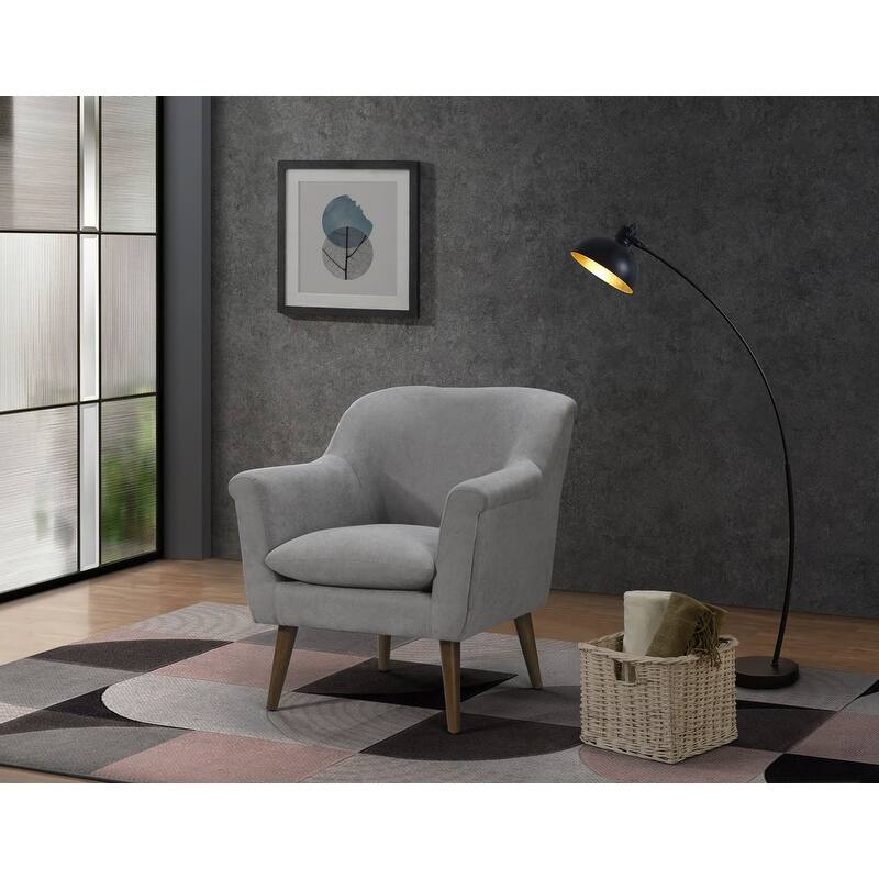 Shelby Woven Fabric Oversized Armchair