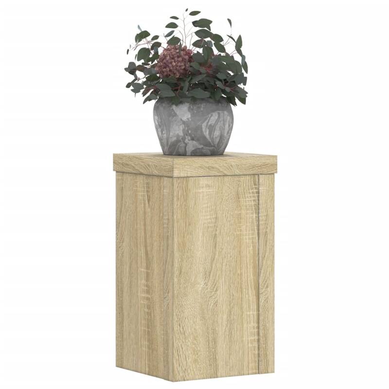 vidaXL Plant Stand Set of 2 Oak Engineered Wood