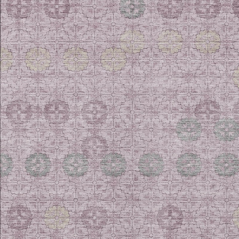HomeRoots Geometric Transitional Rectangle Outdoor Rug