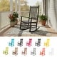 preview thumbnail 6 of 6, Porch & Den Steeplechase Genuine Hardwood Rocking Chair