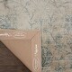preview thumbnail 13 of 15, Desert Skies Vintage Floral Beige Blue Area Rug