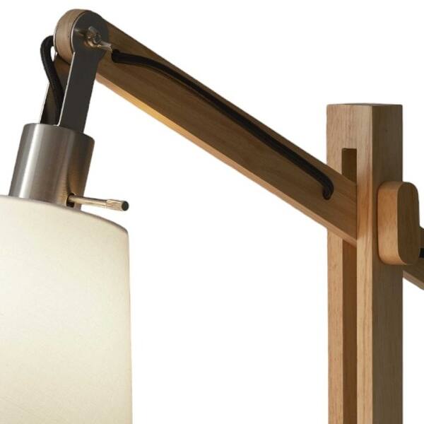 Rustic Hinged Natural Wood Table Lamp Rustic Hinged Natural Wood Table Lamp