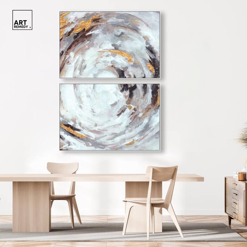 Cyclone Art Canvas Set of 2 by Art Remedy