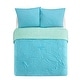 preview thumbnail 5 of 11, Heritage Kids Flowers and Waves Tufted Embroidery Kids Comforter Set