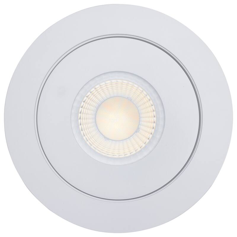 Starfish 15W LED Gimbal Downlight 6 Inch 2700K-5000K RGB Tunable White Remote Driver White
