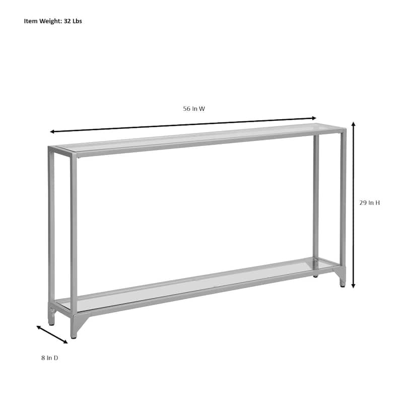 Carolina Living Graydon Slim Console - Chrome