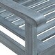 preview thumbnail 6 of 5, vidaXL 2-Seater Patio Bench 47.2" Gray Solid Eucalyptus Wood