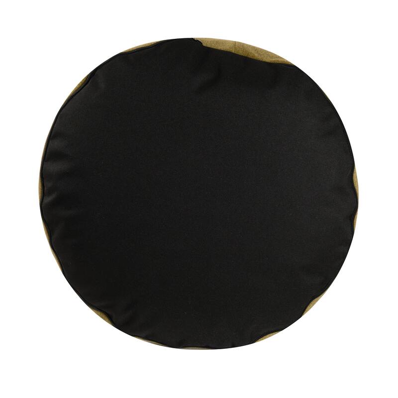 Qiviut Green Tall Pouf