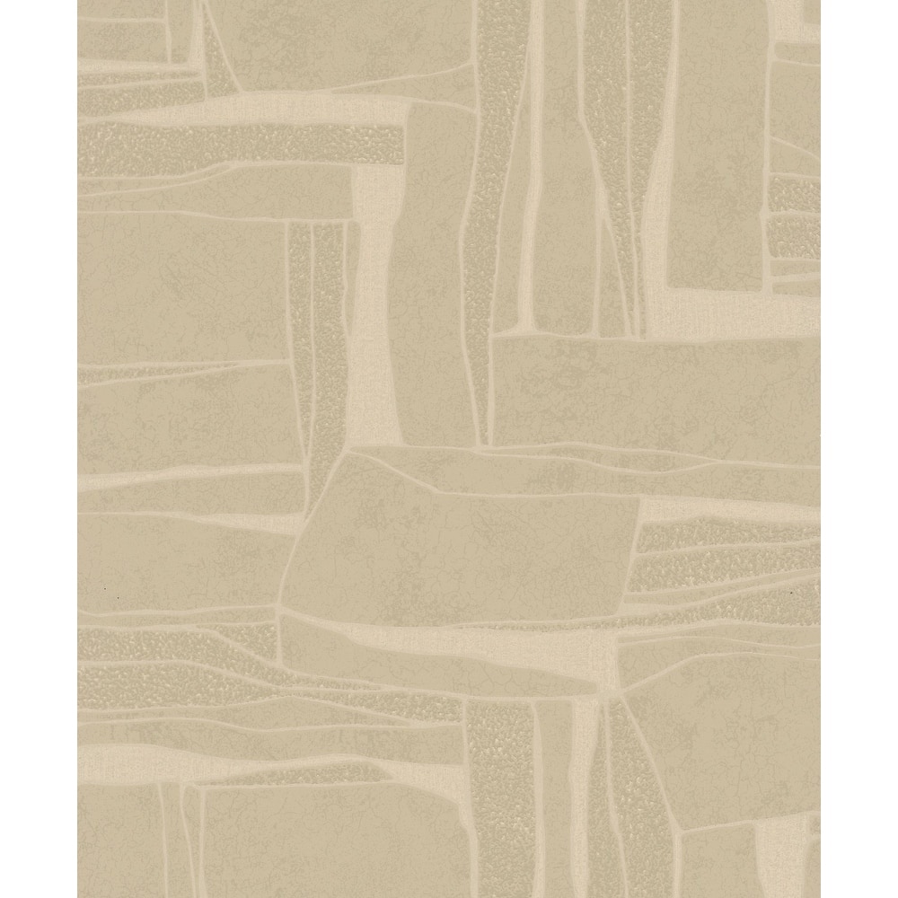 Galerie Wallcoverings Terra Collection Geometric Graphic Glitter Finish Clay on Non-woven Wallpapr Roll