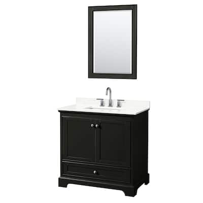 Wyndham Collection WCS202036S-QTZ-US3M24 Deborah 36" Free Standing