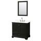 Option Dark Espresso / Giotto Quartz Top / Polished