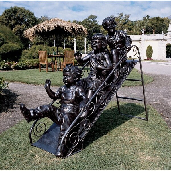 Design Toscano Sliding Into Summer Sculpture