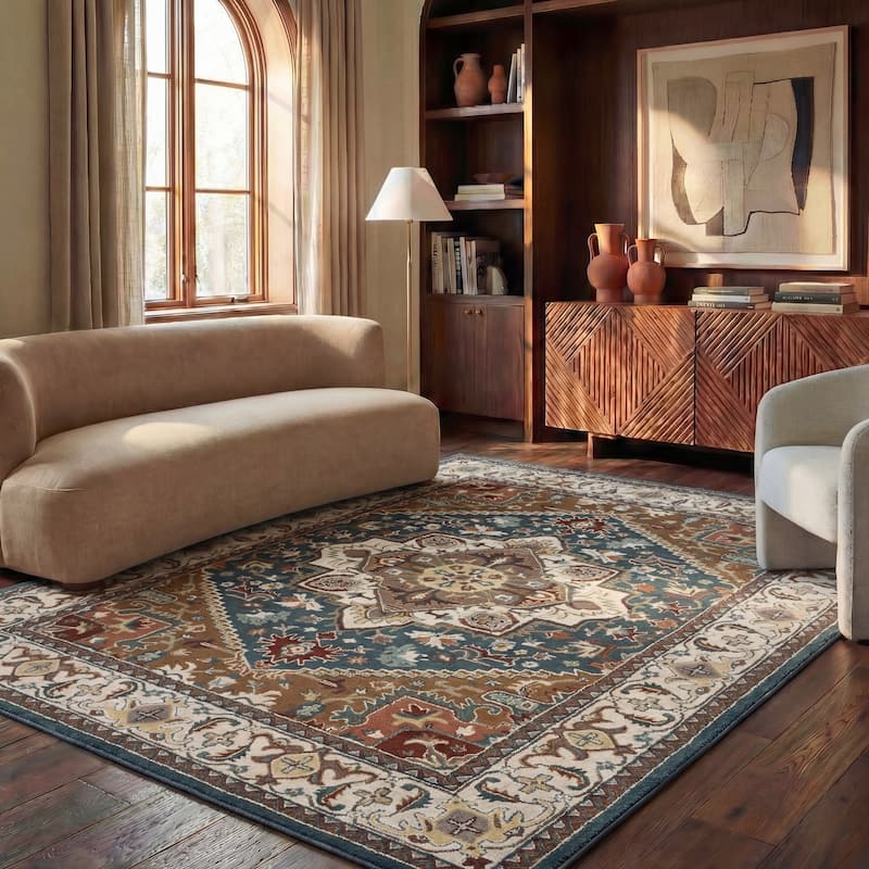 SAFAVIEH Handmade Heritage Carrol Traditional Oriental Wool Rug