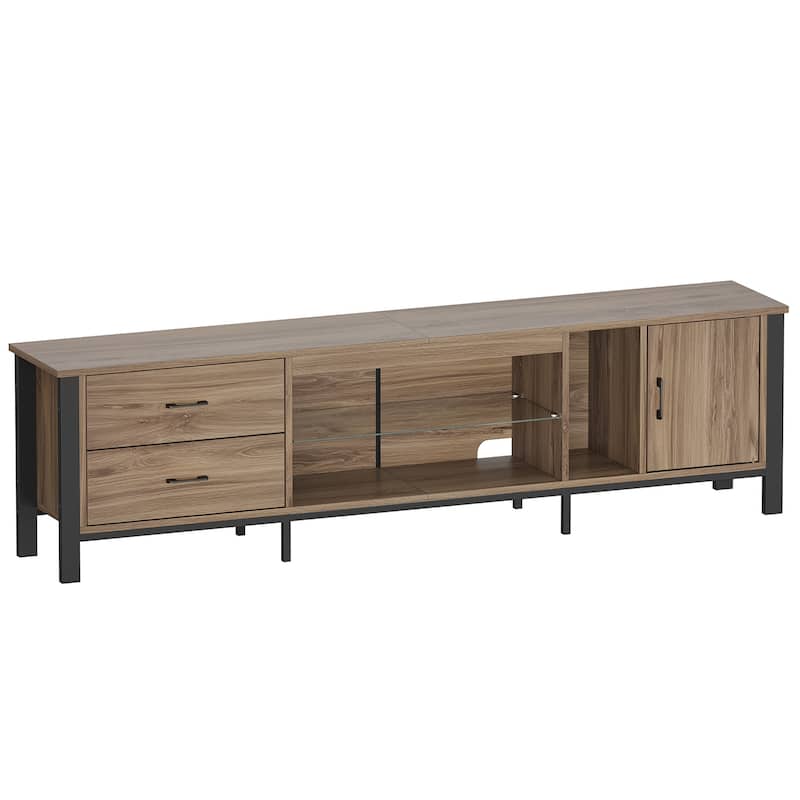Modern TV Stands for 75/ 80/ 85 inch TV with 2 Drawers - 80 inches