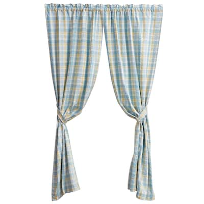 Park Designs Forget Me Not Lined Panels 72" x 84" - 72" X 84"