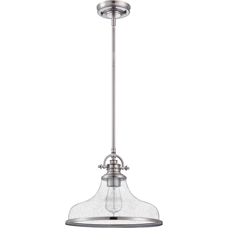 Quoizel Grant Brushed Nickel 1-light Pendant