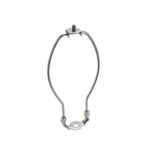 Aspen Creative 7" Lamp Harp with Saddle in Satin Nickel Finish
