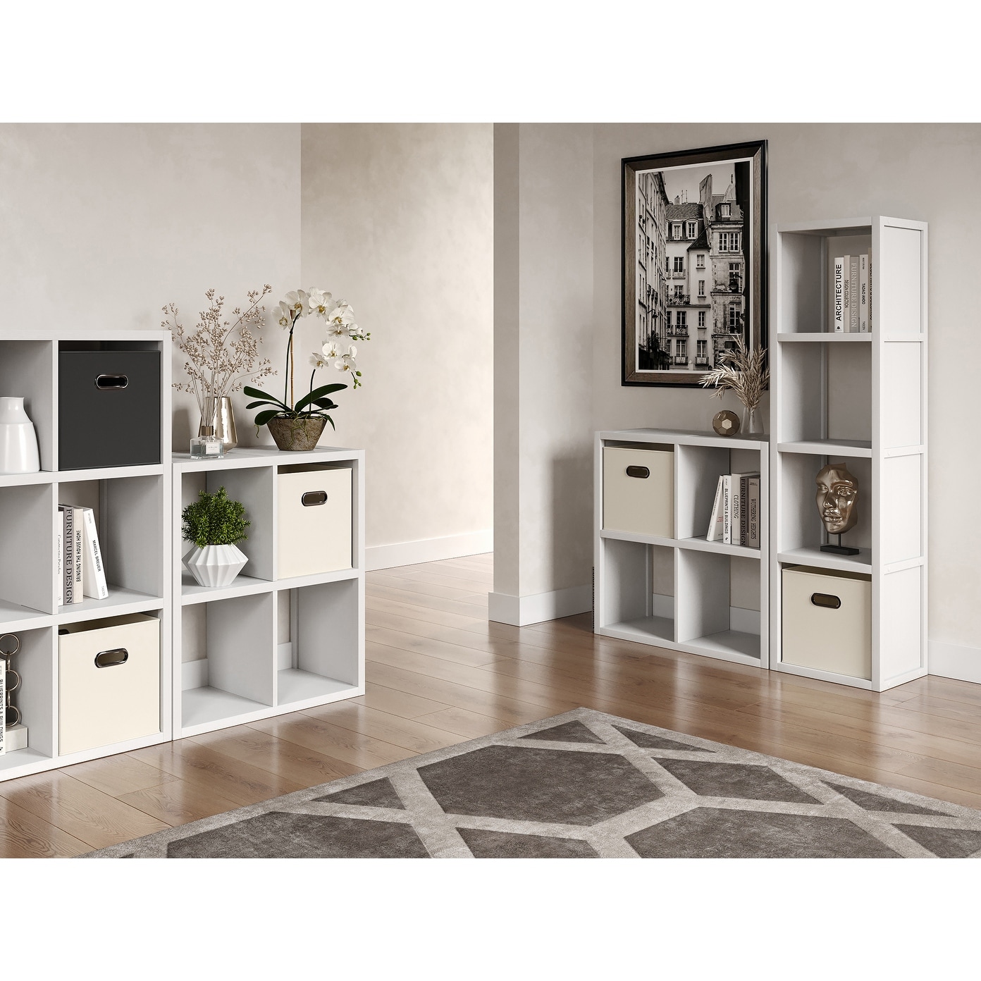 HARU　 コレクションbox 30マス5x6 ２セット　ホワイトオーク John-Louis-Home-Solid-Wood-4-
