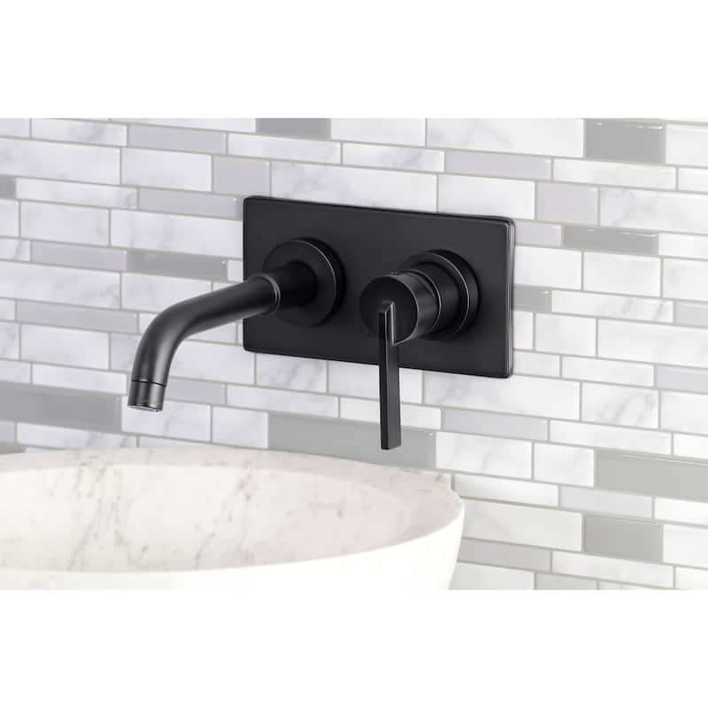 Kingston Brass Continental 1.2 GPM Wall Mounted Mini-Widespread