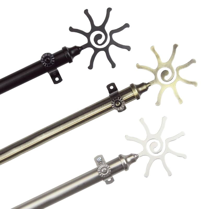 InStyleDesign Sedona Adjustable Curtain Rod 13/16 inch dia.