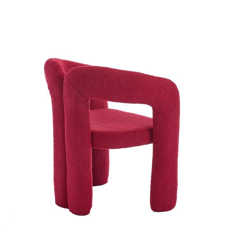 Contemporary Designed Fabric Upholstered Accent/Dining Chair /Barrel Side Chairs Kitchen Armchair set of 2