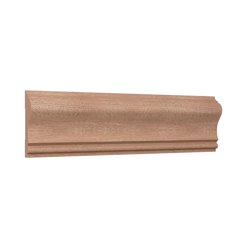 WM390 11/16-in D x 2-5/8-in W x 96-in L Americraft Solid Hardwood Stain Grade Chair Rail Moulding