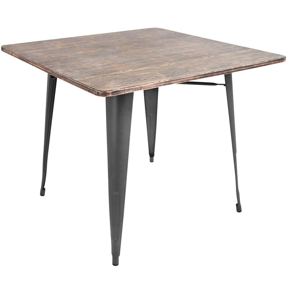 Carbon Loft Samira 36" Industrial Farmhouse Dining Table